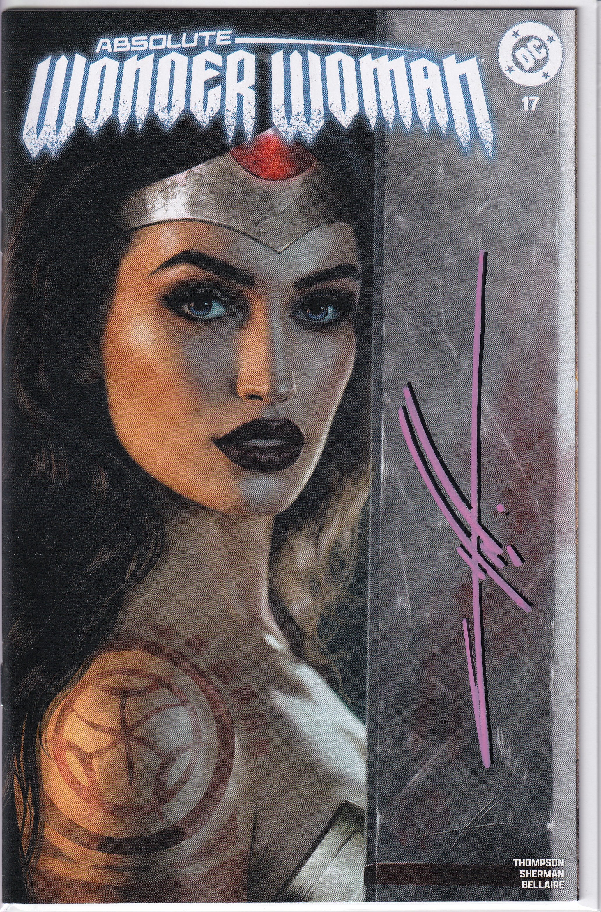 ABSOLUTE WONDER WOMAN #17 CARLA COHEN SIGNED EXCLUSIVE