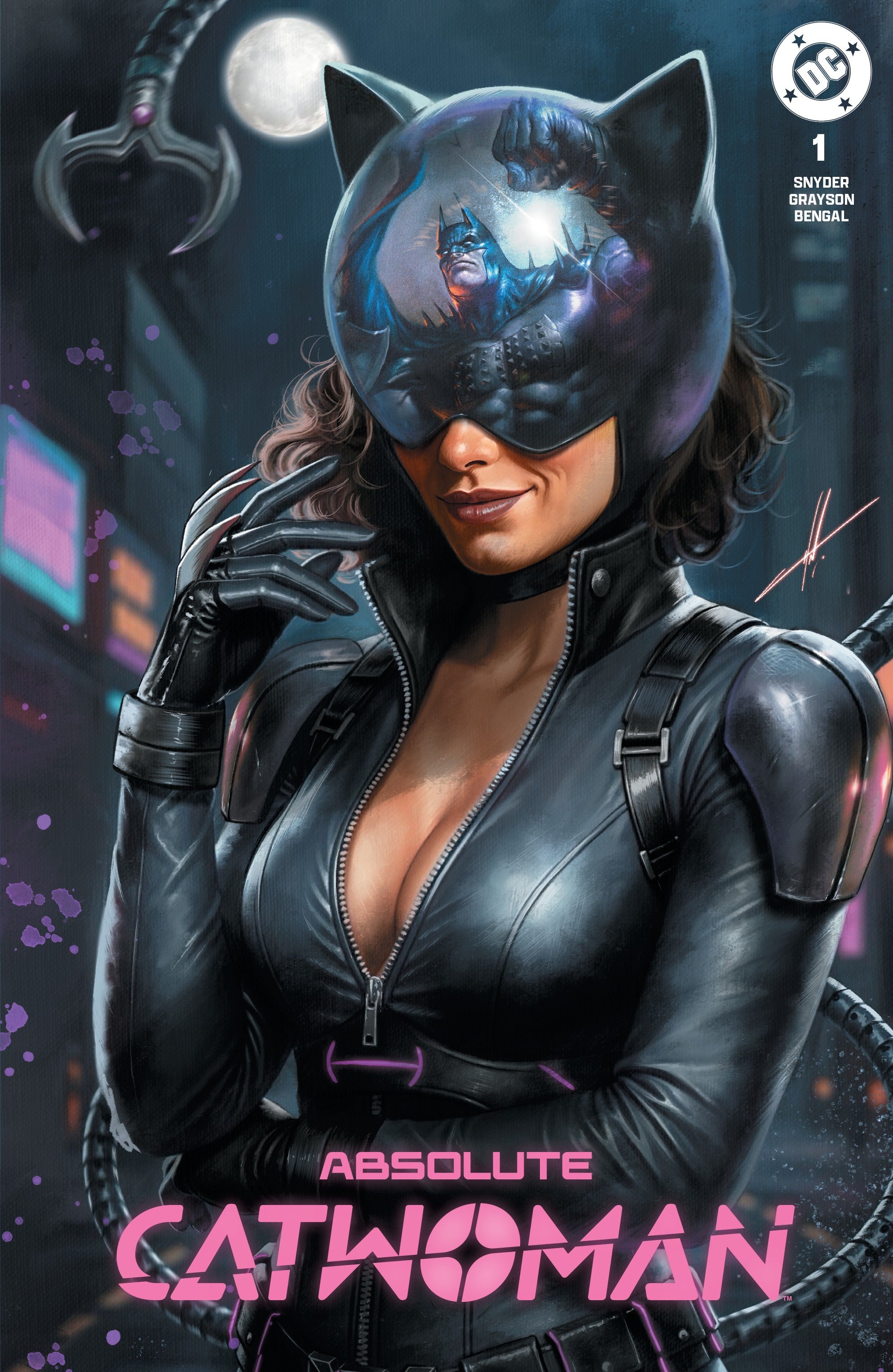 ABSOLUTE CATWOMAN #1 CARLA COHEN & LUCIO PARRILLO SIGNED EXCLUSIVE