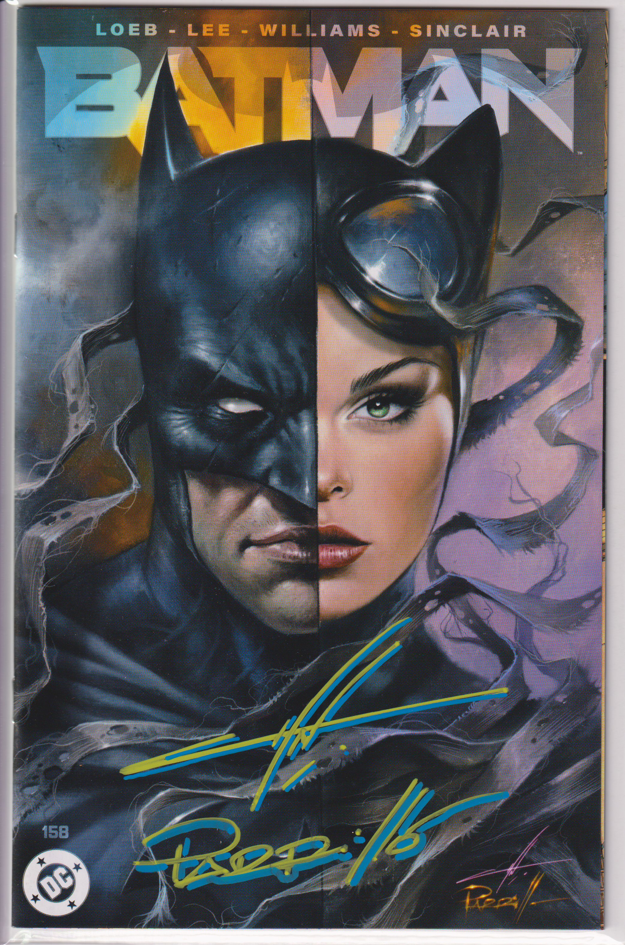 BATMAN #158 CARLA COHEN & LUCIO PARRILLO SIGNED C2E2 EXCLUSIVE
