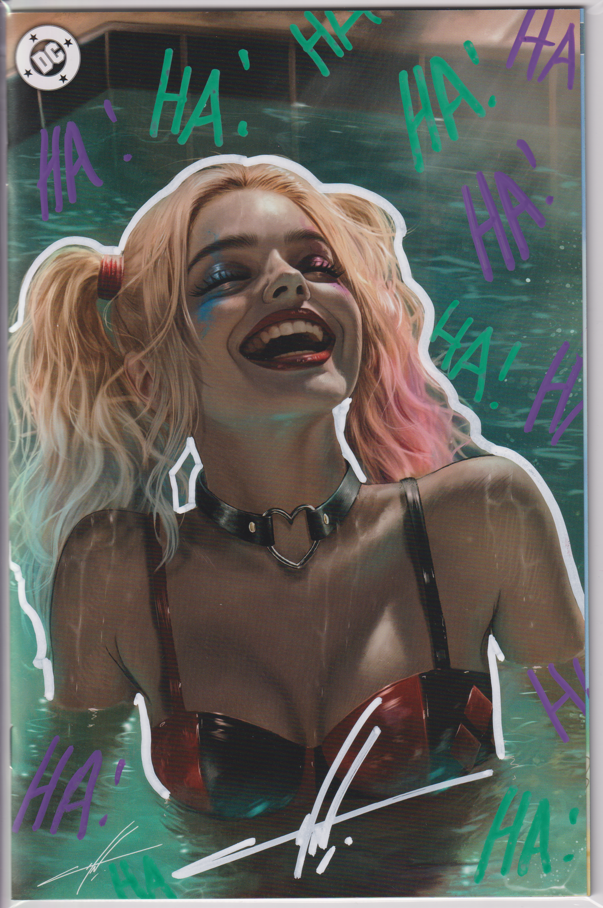 G'NORTS SWIMSUIT HARLEY EDITION #1 CARLA COHEN SIGNED MEGACON EXCLUSIVE