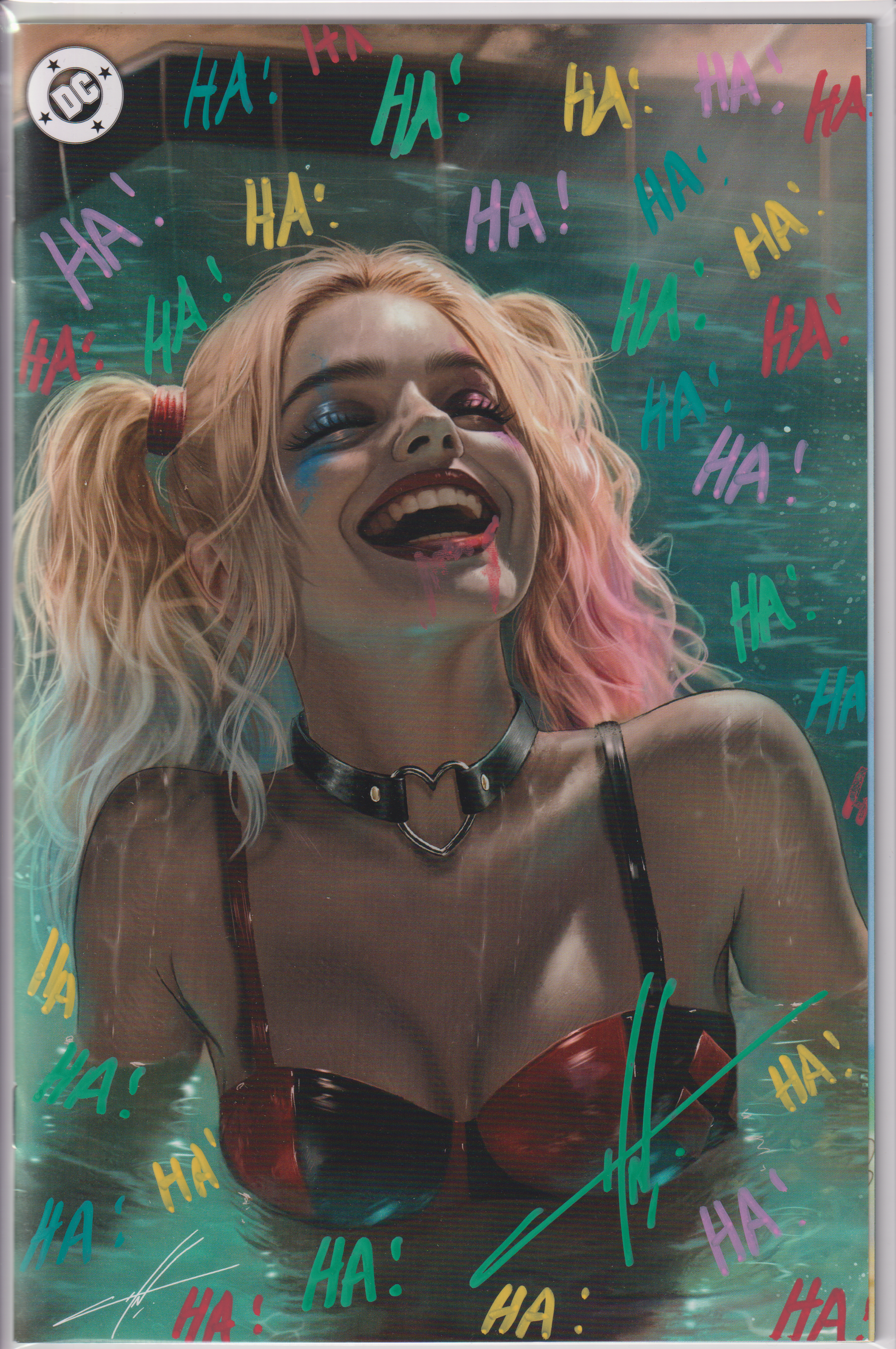 G'NORTS SWIMSUIT HARLEY EDITION #1 CARLA COHEN SIGNED MEGACON EXCLUSIVE