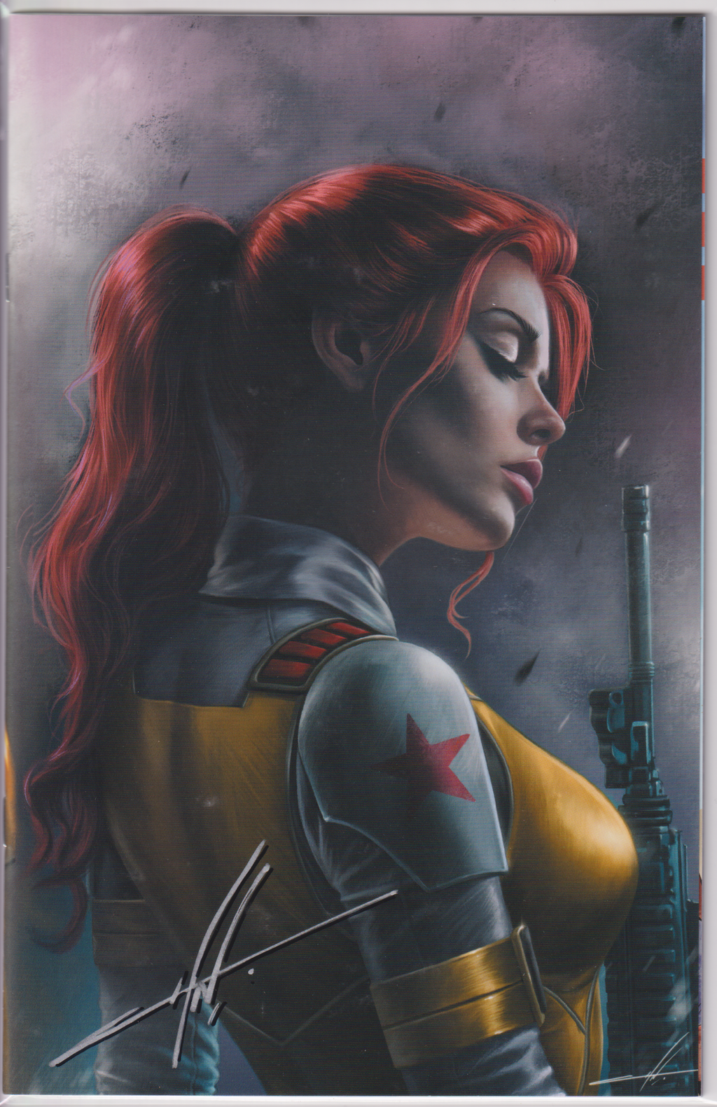 G.I JOE #16 CARLA COHEN SIGNED VIRGIN EXCLUSIVE