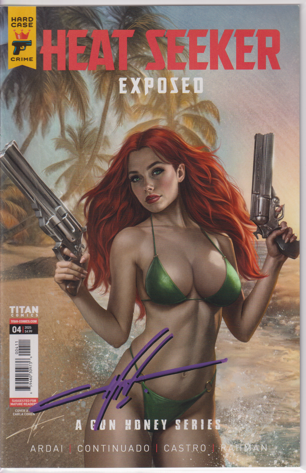 HEAT SEEKERS EXPOSED #1 CARLA COHEN SIGNED VARIANT