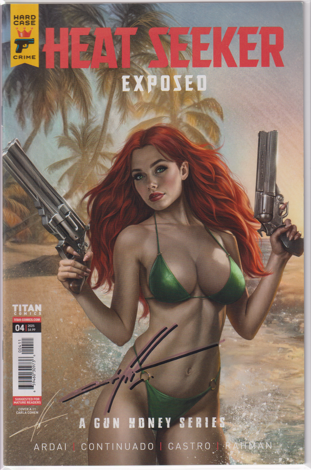 HEAT SEEKERS EXPOSED #1 CARLA COHEN SIGNED VARIANT