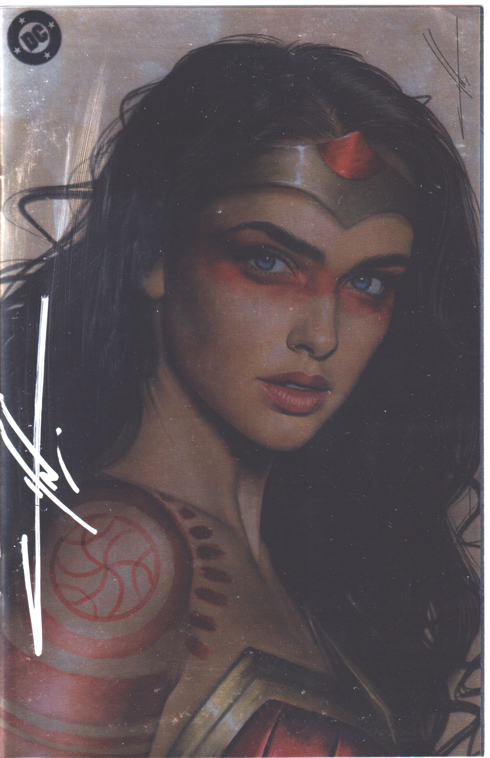 ABSOLUTE WONDER WOMAN #5 CARLA COHEN SIGNED VIRGIN FOIL EXCLUSIVE