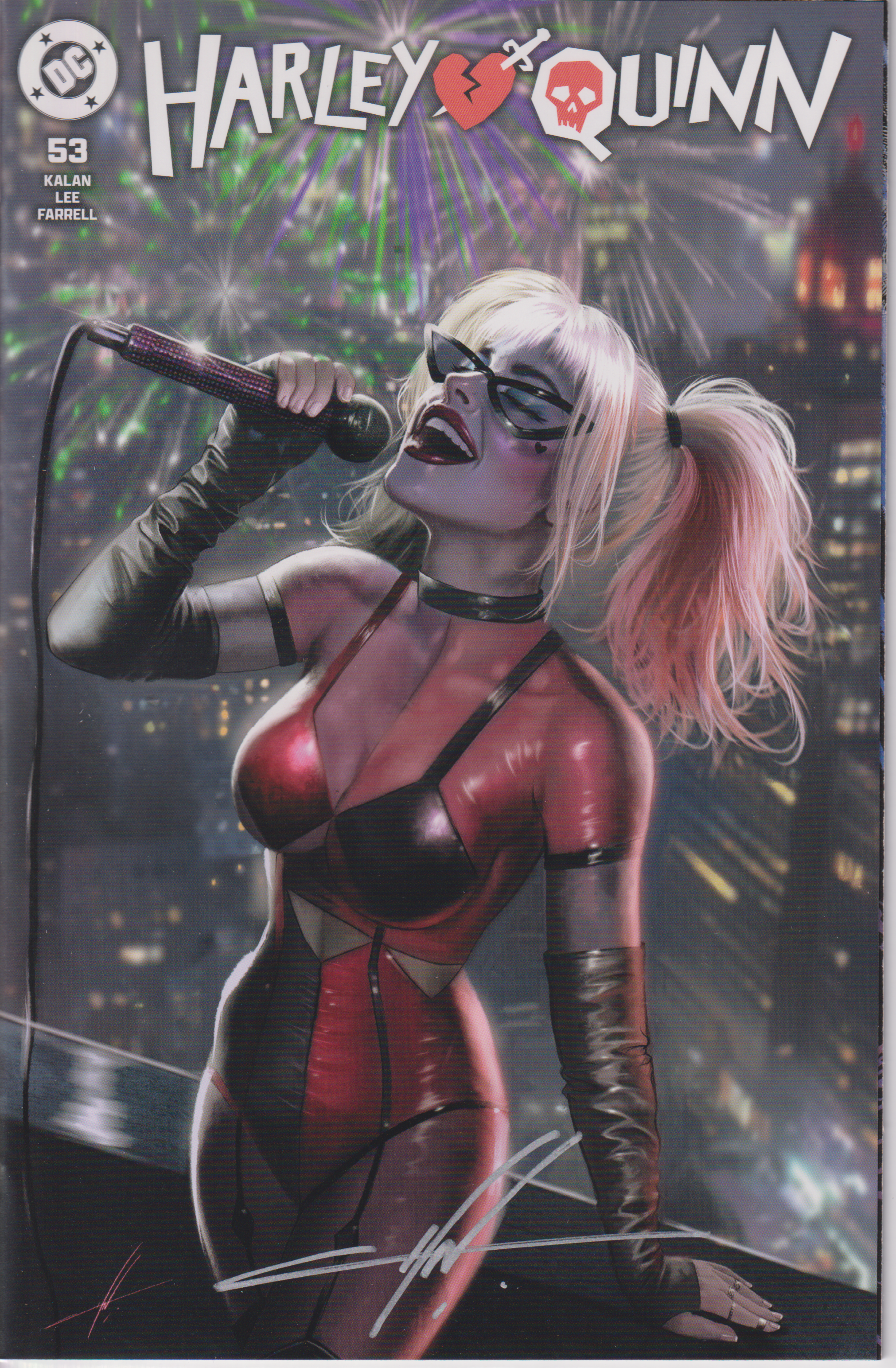 HARLEY QUINN #53 CARLA COHEN SIGNED EXCLUSIVE