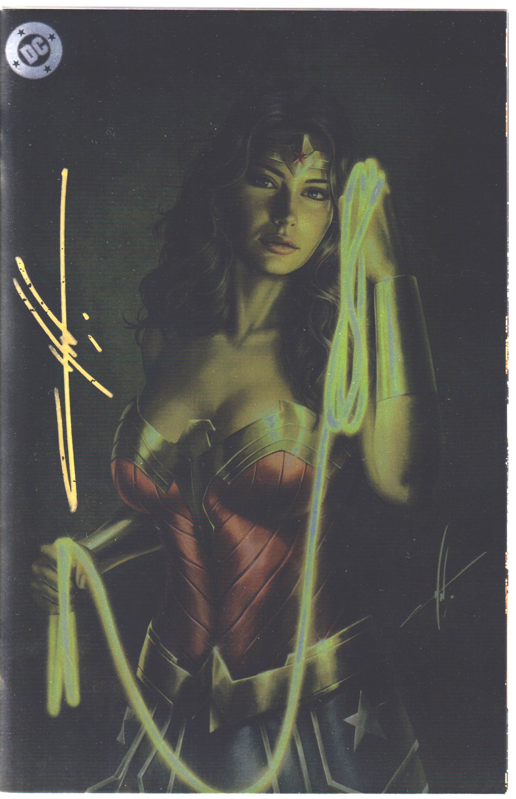 WONDER WOMAN #25 CARLA COHEN SIGNED VIRGIN FOIL EXCLUSIVE
