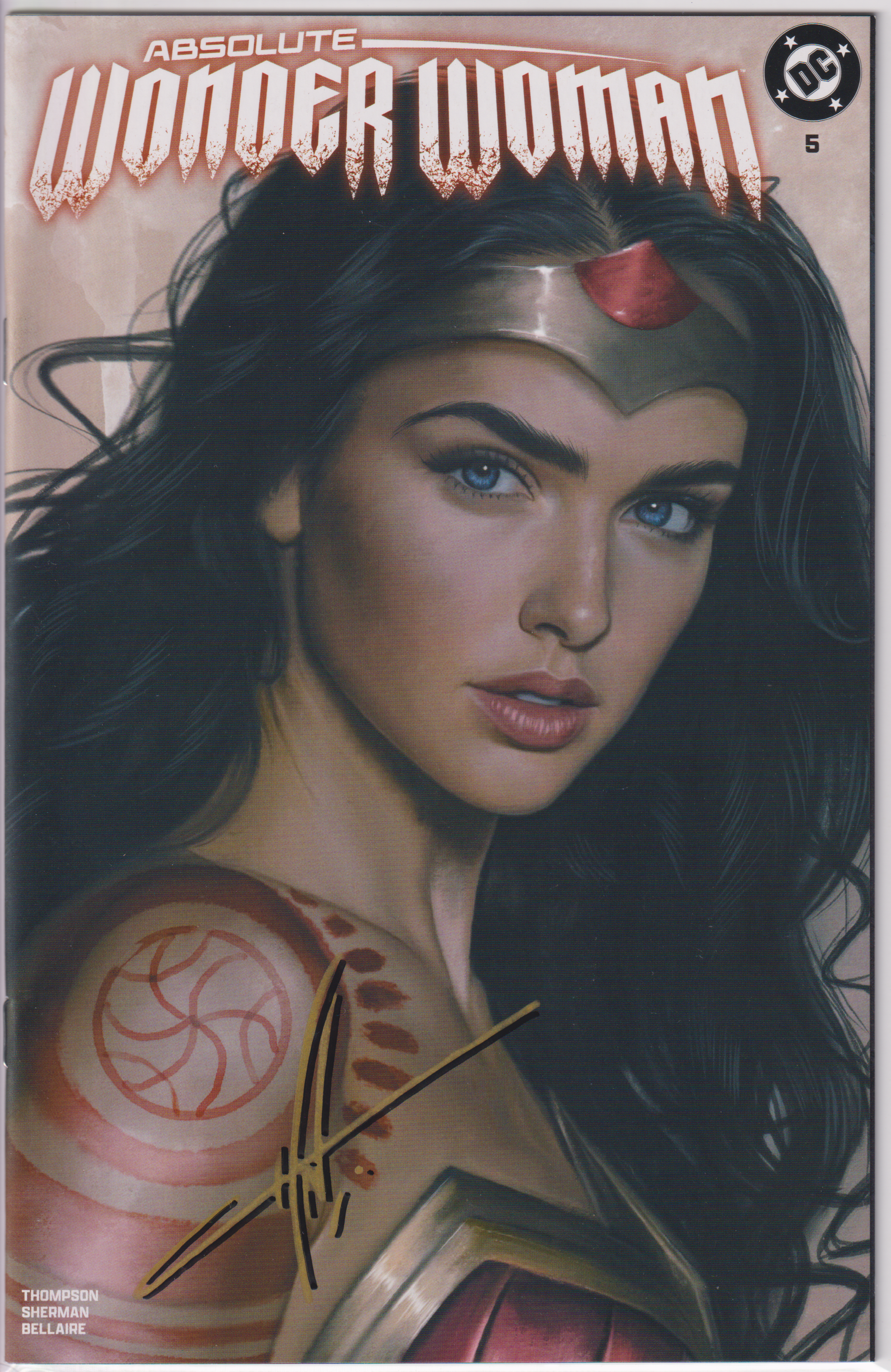 ABSOLUTE WONDER WOMAN #5 CARLA COHEN SIGNED EXCLUSIVE