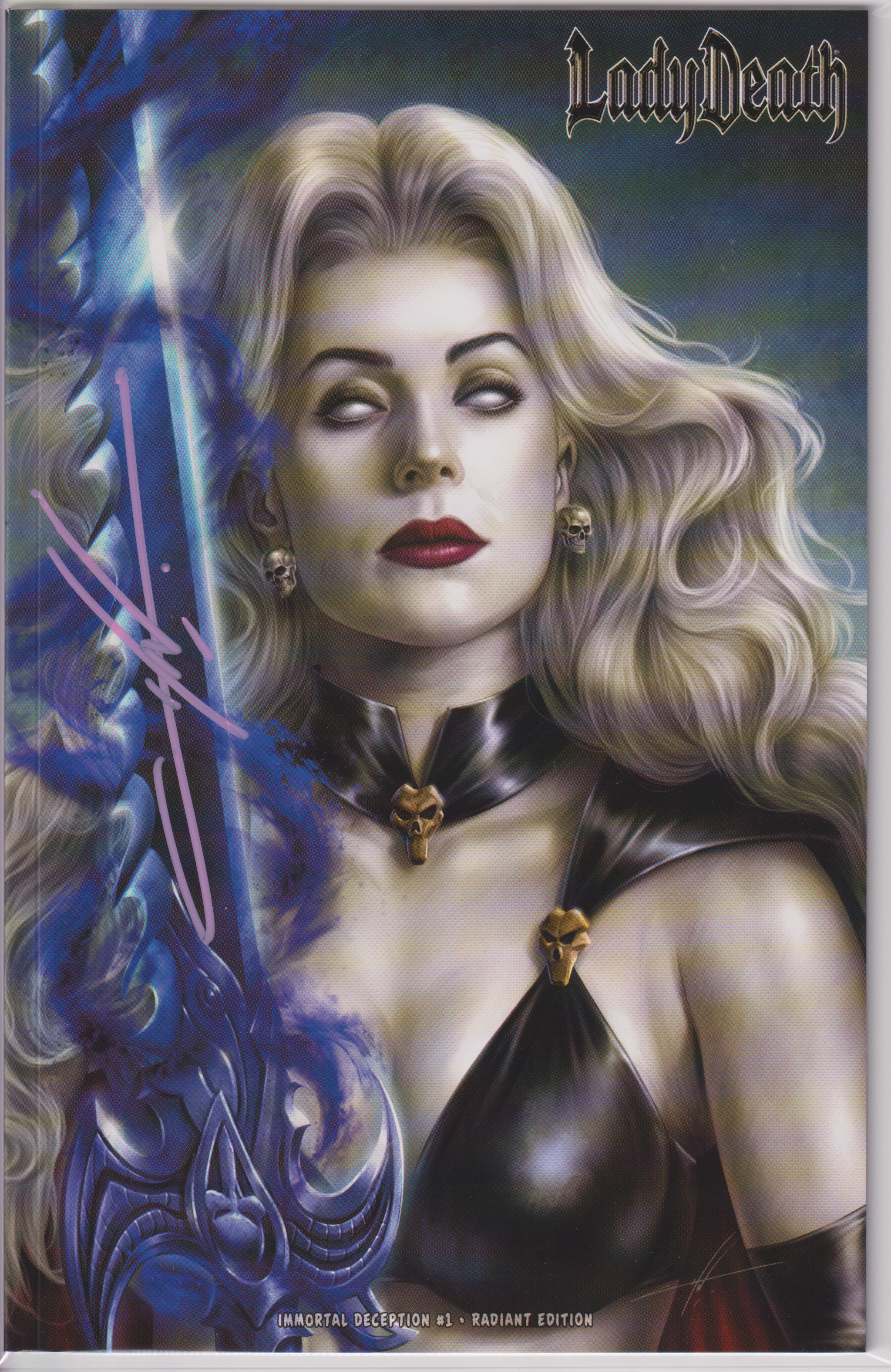 LADY DEATH IMMORTAL DECEPTION #1 CARLA COHEN SIGNED EXCLUSIVE