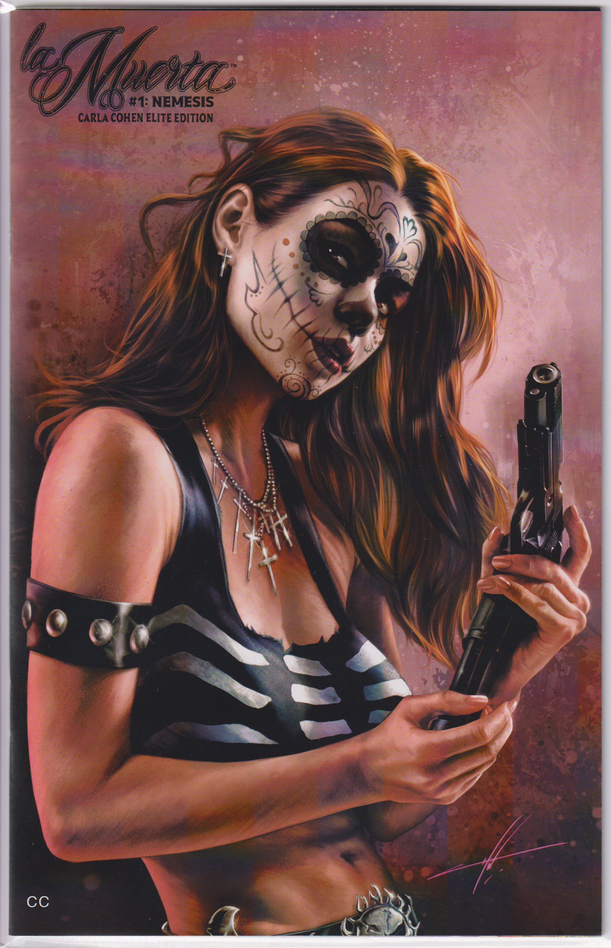 LA MUERTA NEMESIS #1 SIGNED CARLA COHEN ELITE EDITION