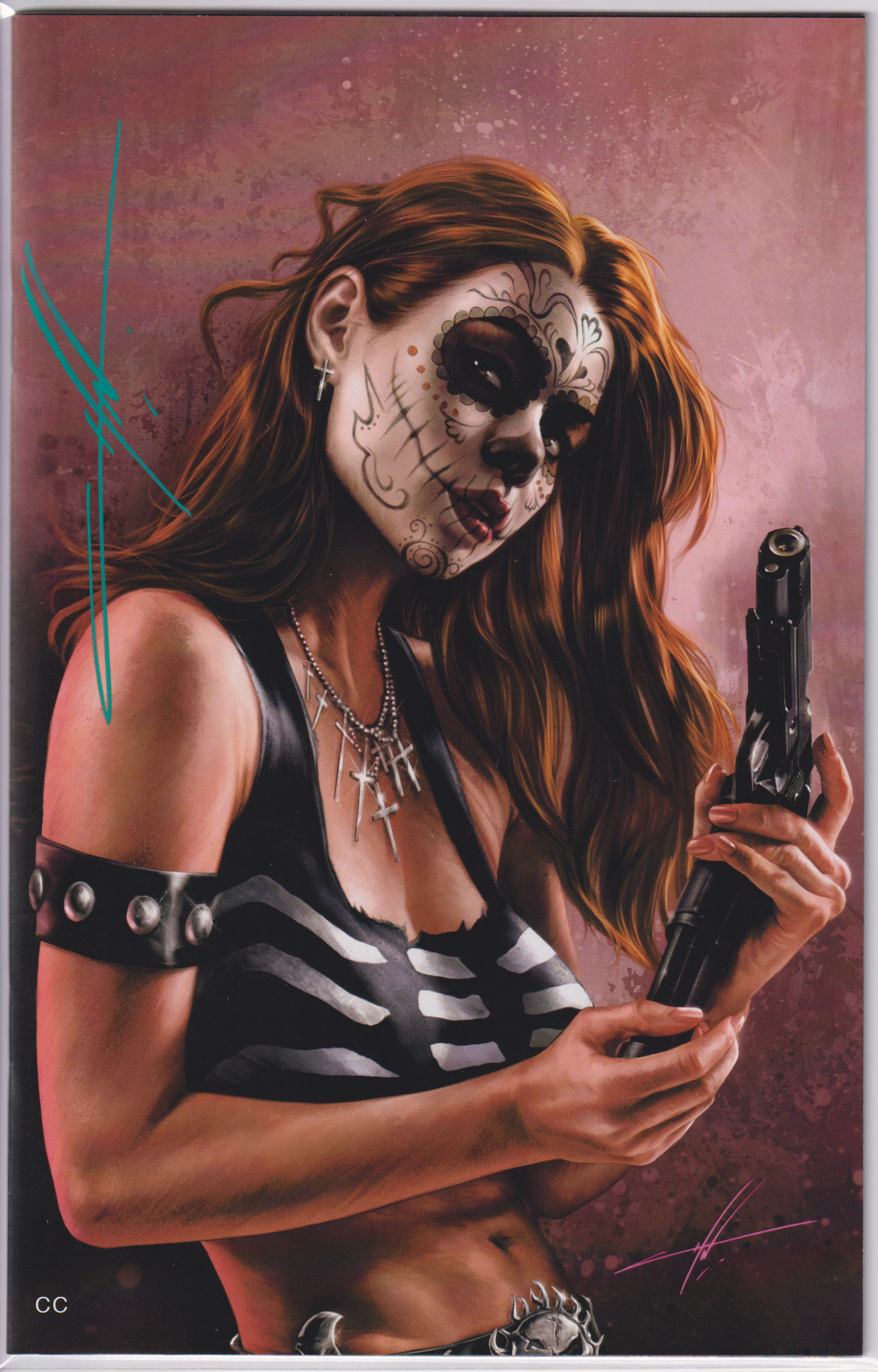 LA MUERTA NEMESIS #1 SIGNED CARLA COHEN ELITE VIRGIN EDITION