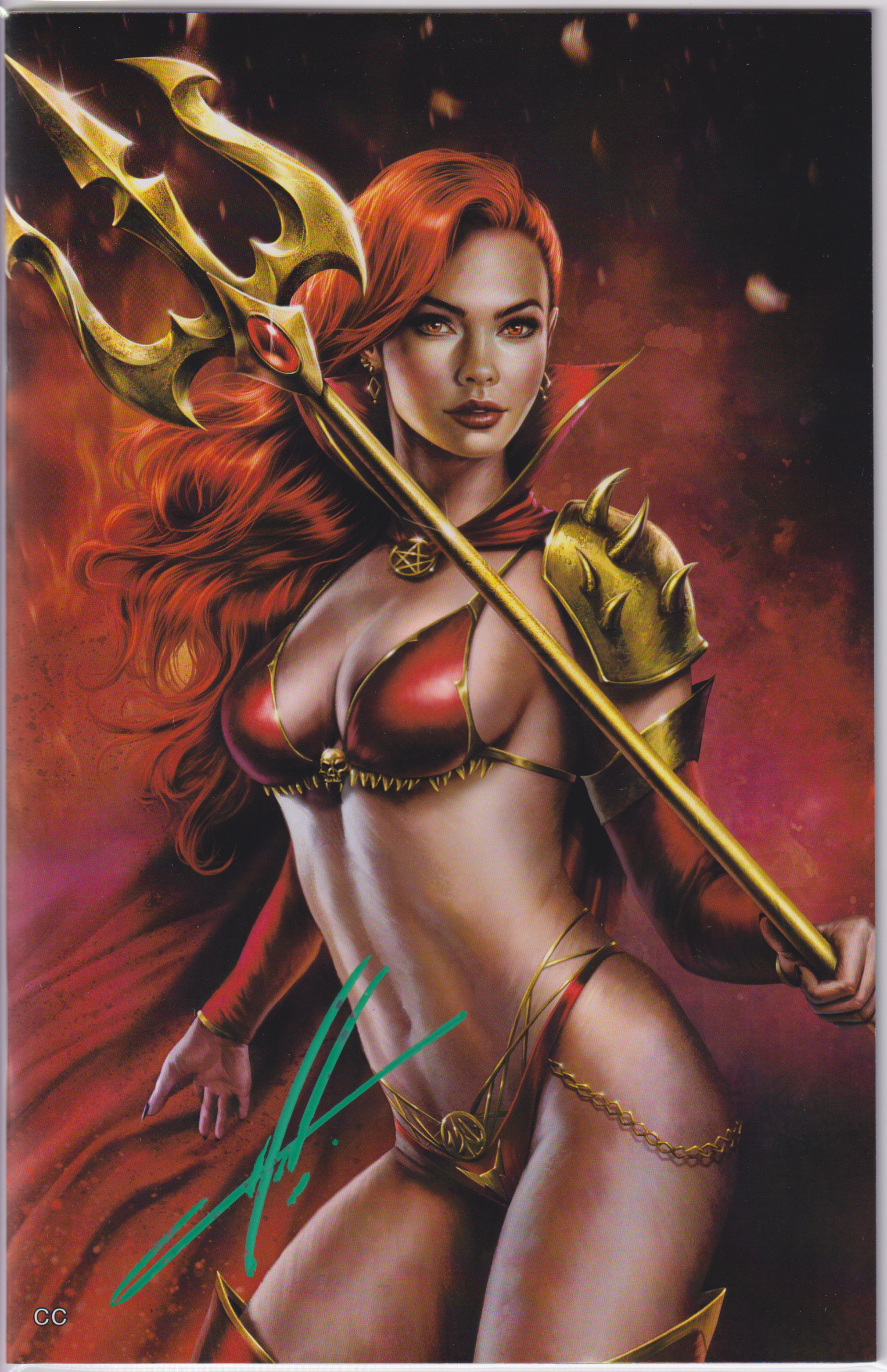 LADY SATANUS #1 SIGNED CARLA COHEN ULTIMATE VIRGIN EDITION