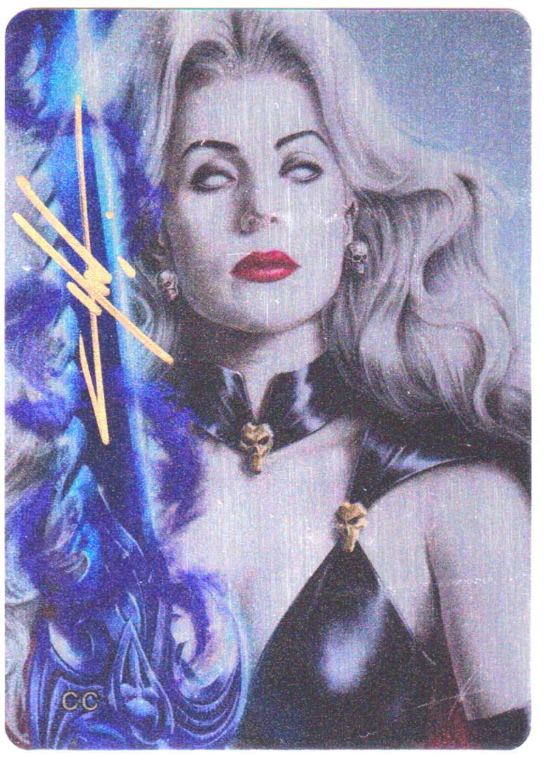 LADY DEATH SIGNED CARLA COHEN RADIANT METALLICARDS