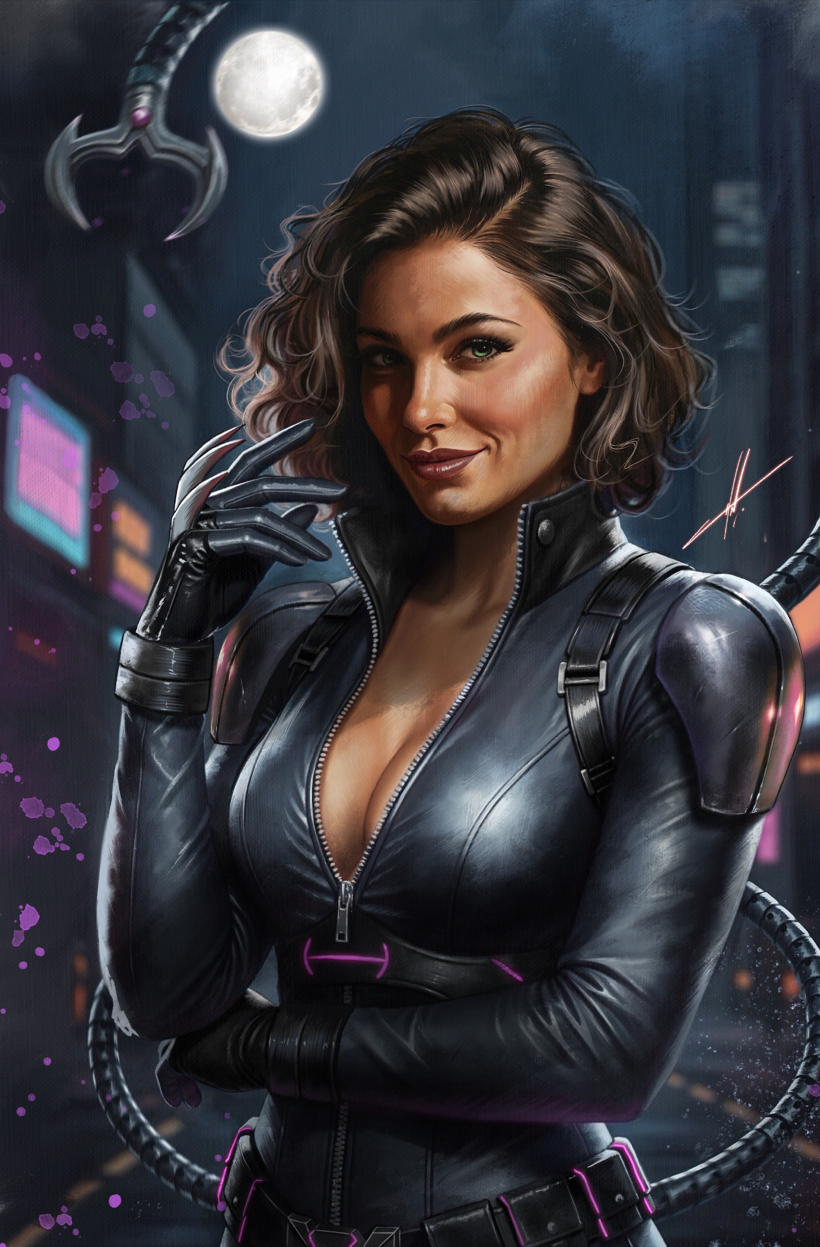 ABSOLUTE CATWOMAN #1 CARLA COHEN SIGNED VIRGIN EXCLUSIVE