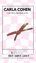 CARLA COHEN LTD ENAMEL PIN