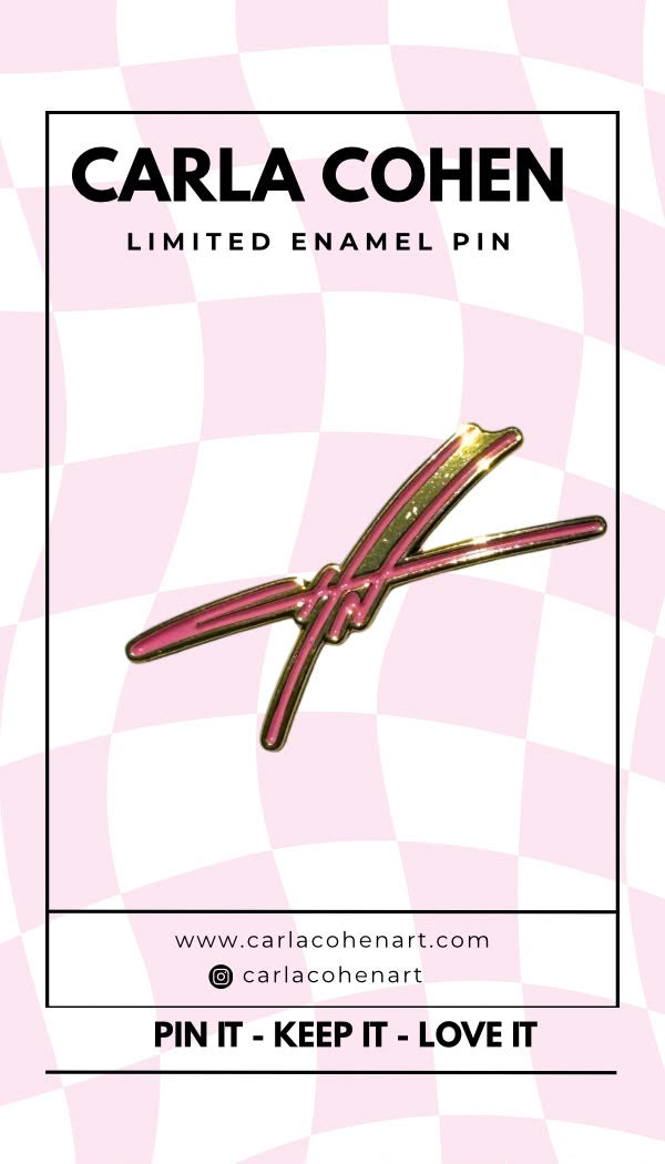 CARLA COHEN LTD ENAMEL PIN